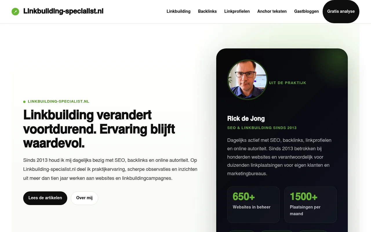 Linkbuilding-specialist.nl: kennisplatform over linkbuilding en backlinks